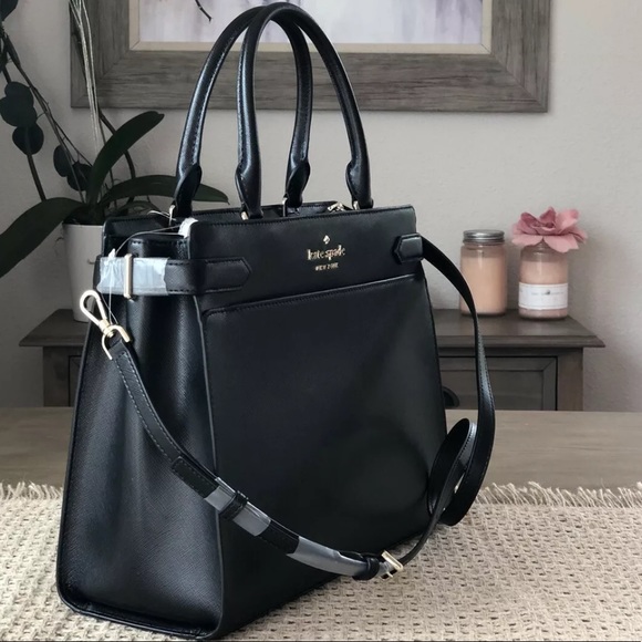 Staci Medium satchel Black Kate spade Crossbody - Picture 4 of 9